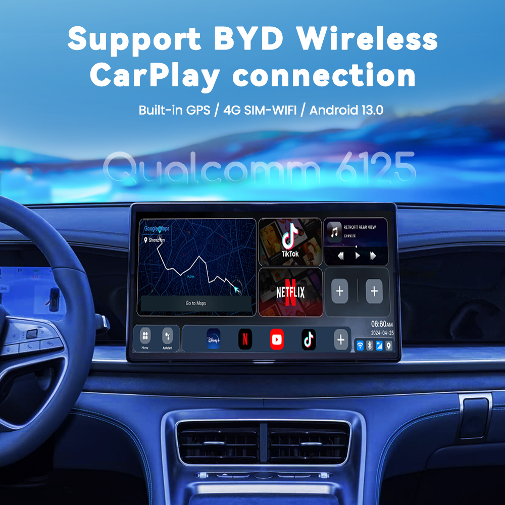 صندوق Carlinkit الذكي بنظام أندرويد للسيارات المزوّدة بـ CarPlay اللاسلكي من المصنع
